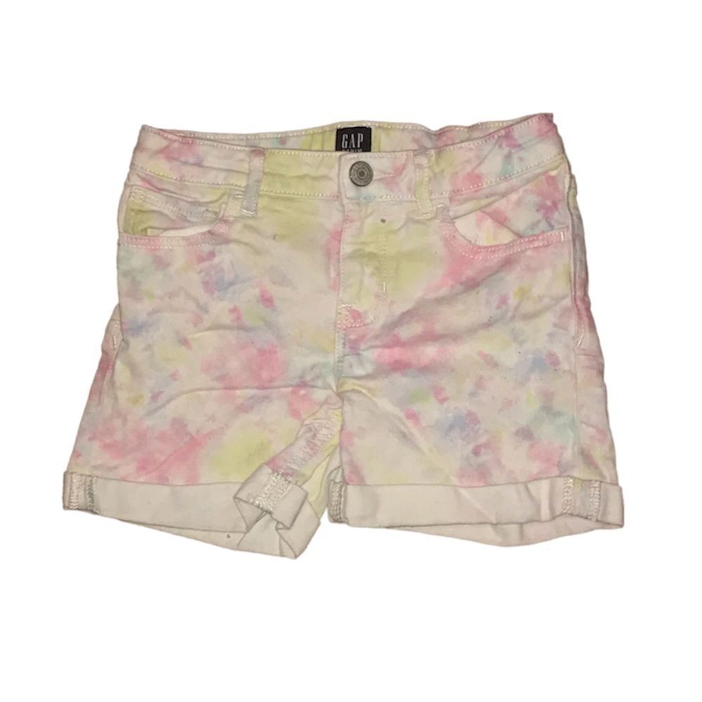 Gap Tie Dye Pastel Jean Shorts